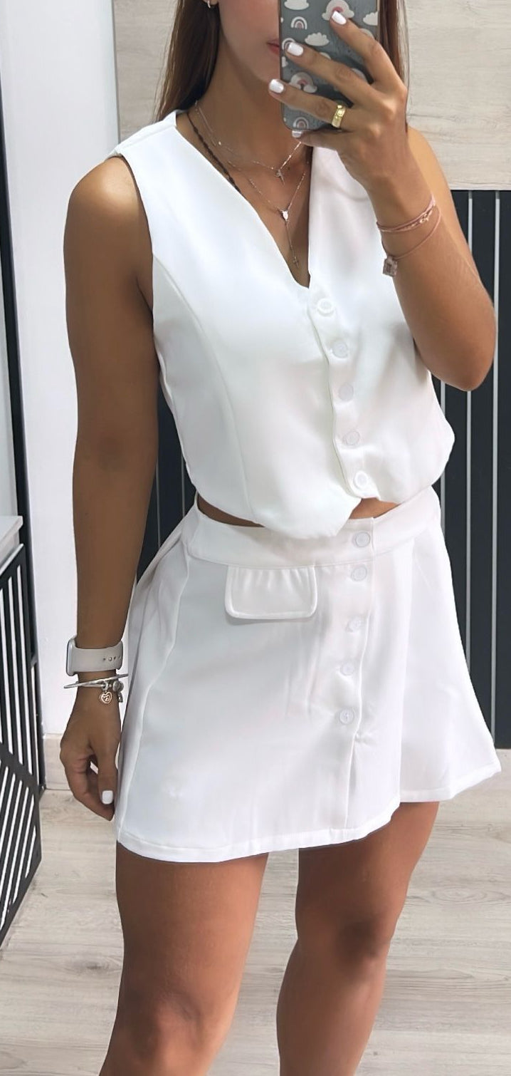 Set Falda + Chaleco Ref 23251