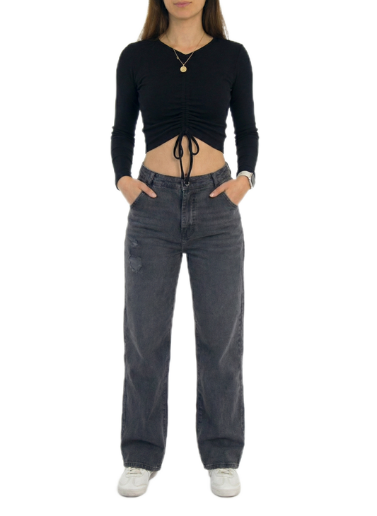 Wide Leg Gris Ref 1266