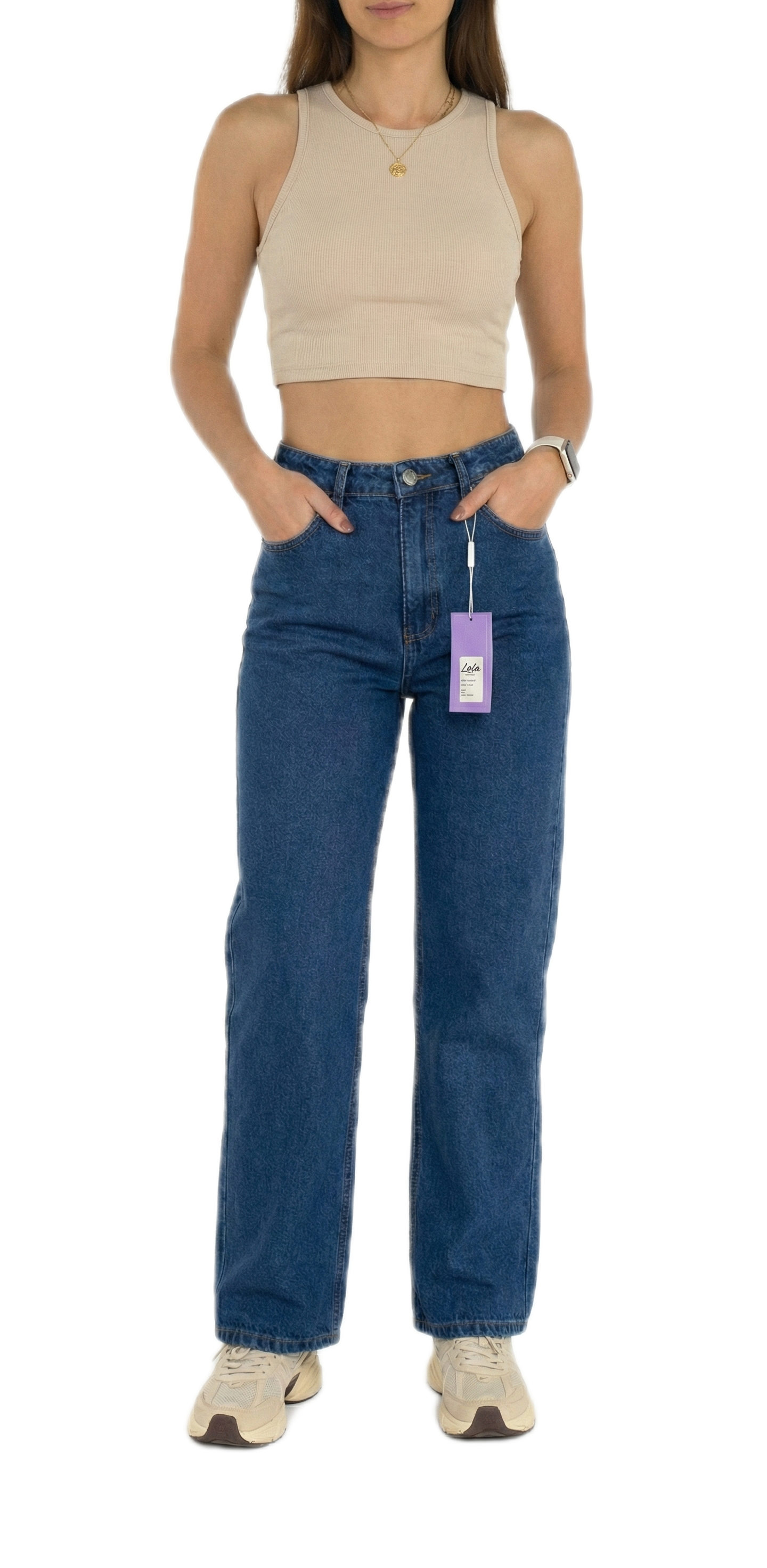 Wide Leg Azul Ref 100476